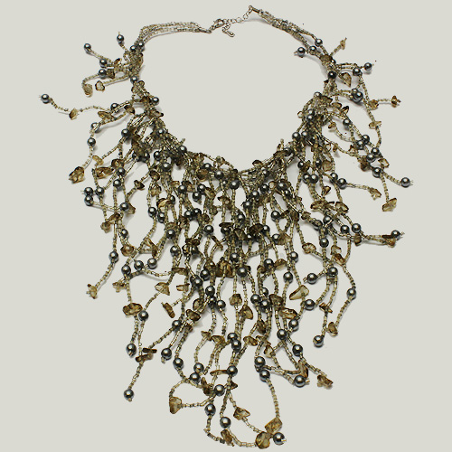 Cleopatra's Seduction Silver Necklace